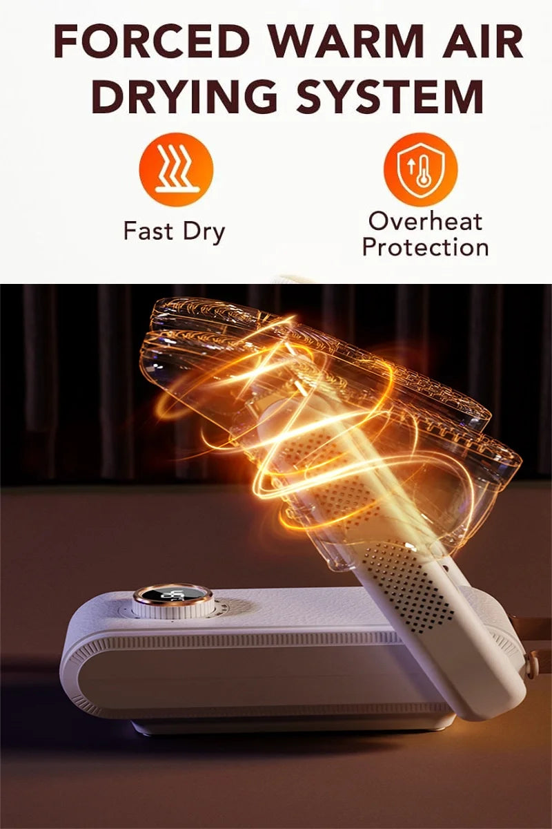 Shoe Dryer with Heat Blower, Glove Dryer & Boot Warmer - Adjustable Dry Rack - Intelligent Timer