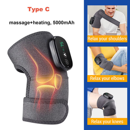 Electric Heating Heated Shoulder Brace Wrap Shoulder Massage Support Belt Strap with Adjustable of Heating